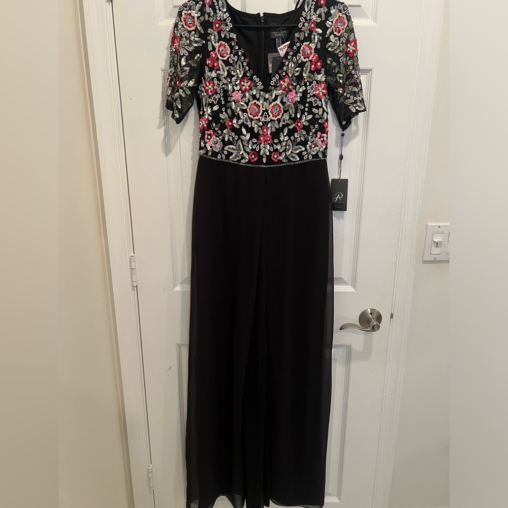 Sequin Black Jumpsuit